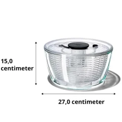 Oxo Slacentrifuge met Glazen Schaal 5,9L
