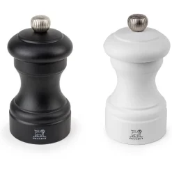 Peugeot Bistro Peper- en zoutmolen 10cm zwart/wit