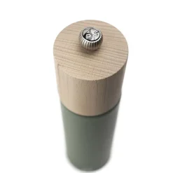 Peugeot Boreal Manuele pepermolen in hout, 21cm, Varengroen