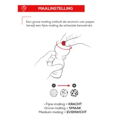 Peugeot Boreal Manuele pepermolen van hout 12cm hemelsblauw