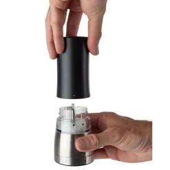 Peugeot Daman Elektrische zoutmolen u'Select, iriserend zwart, 16 cm