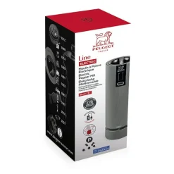 Peugeot Line Elektrisch Herlaadbare elektrische pepermolen u'Select, lithiumionbatterij, carbone, 15 cm