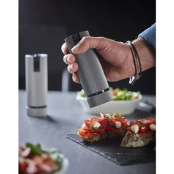 Peugeot Line Elektrisch Herlaadbare elektrische pepermolen u'Select, lithiumionbatterij, carbone, 15 cm