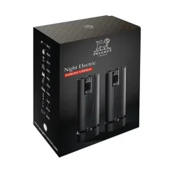 Peugeot Night Electric Peper en zoutmolen Line 15cm zwart