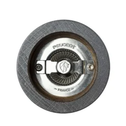 Peugeot Oslo Manuele zoutmolen uit hout, inox en acryl, grafiet, 12 cm