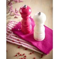 Peugeot Paris u'Select Zirlion Manuele zoutmolen in gelakt hout 18cm ivoor