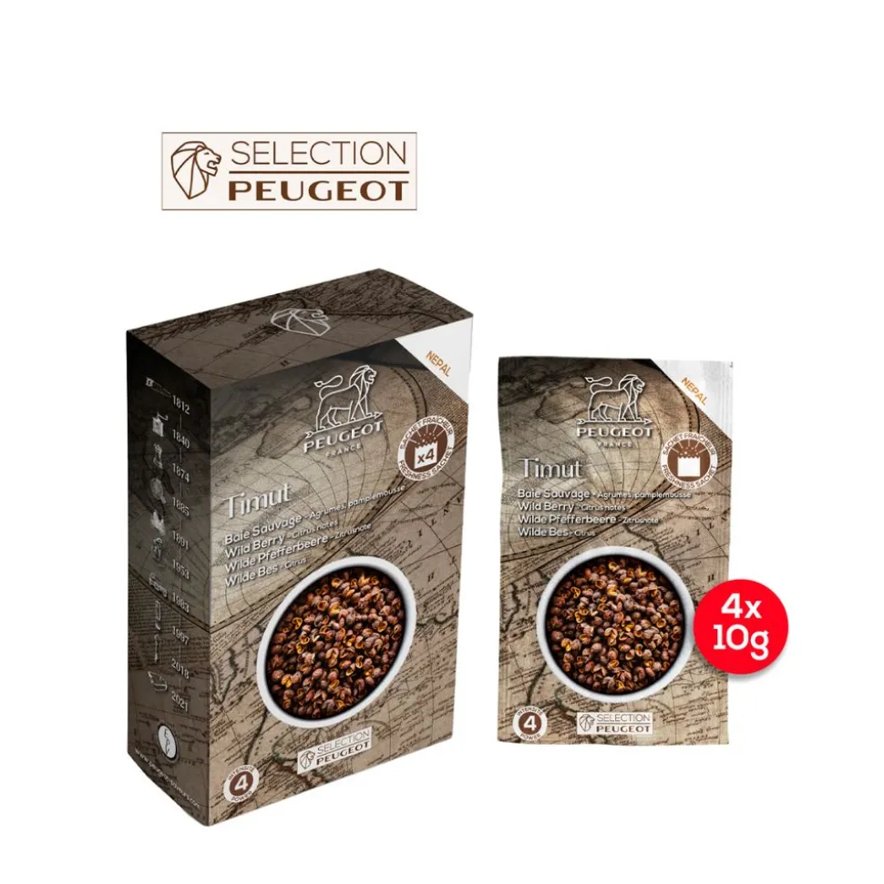 Peugeot Timut Wilde peper uit Nepal, 40 g - 4 vershoudzakjes van 10 g