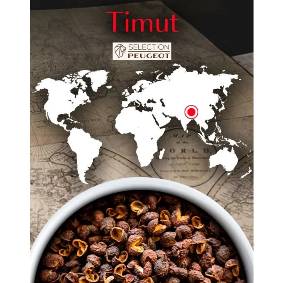 Peugeot Timut Wilde peper uit Nepal, 40 g - 4 vershoudzakjes van 10 g