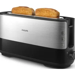 Philips HD2692/90 Viva Collection Broodrooster lange sleuf RVS/Zwart