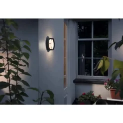 Philips Lighting Actea wall lantern black 1x12W 176V