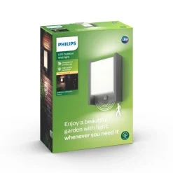 Philips Lighting Arbour IR wall lantern anthracite 1x6W