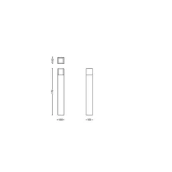 Philips Lighting Arbour post anthracite 1x6W 230V