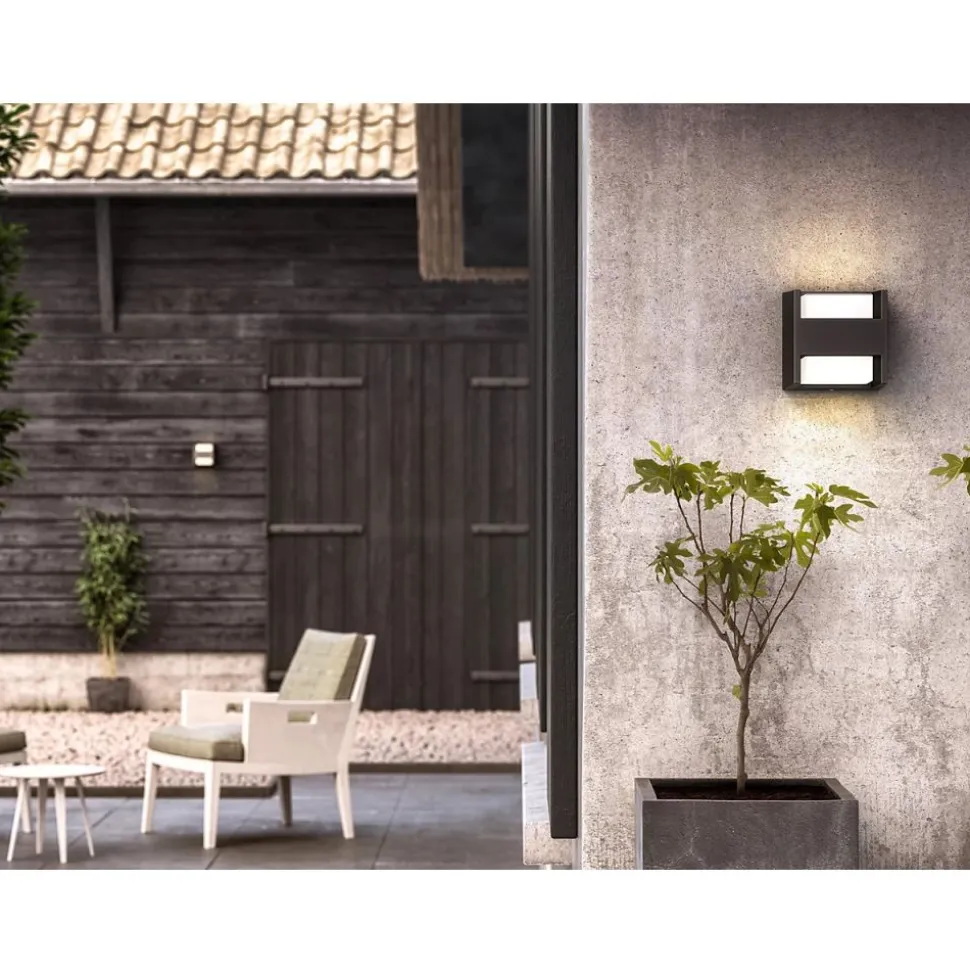 Philips Lighting Arbour wall lantern anthracite 2x4.5W