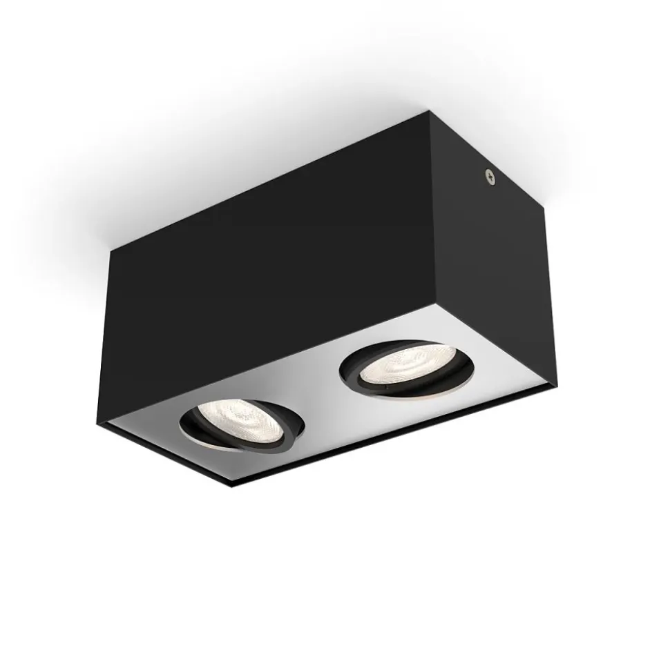 Philips Lighting BOX special form black 2x4.5W SELV
