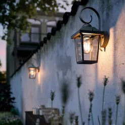 Philips Lighting Buzzard wall lantern black 1x60W 230V