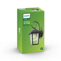 Philips Lighting Buzzard wall lantern black 1x60W 230V