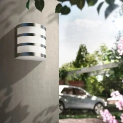 Philips Lighting Calgary wall lantern inox 1x3W 230V