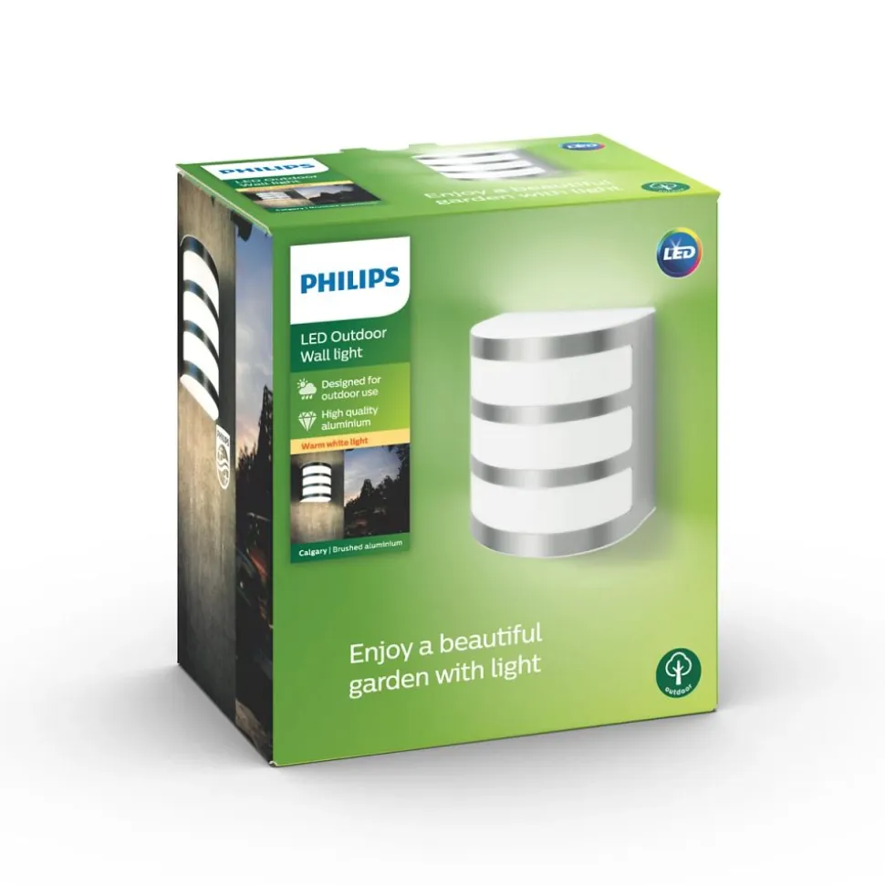 Philips Lighting Calgary wall lantern inox 1x3W 230V