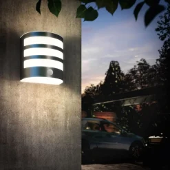 Philips Lighting Calgary wall lantern inox 1x3.5W 230V