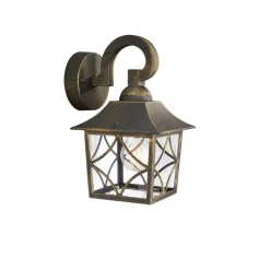 Philips Lighting CAMBRIDGE wall lantern BlackBrush 1x60W