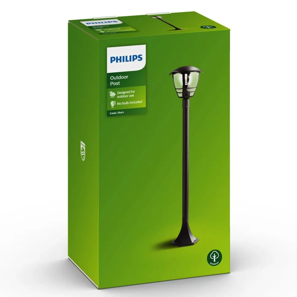 Philips Lighting Creek post black 1x60W 230V