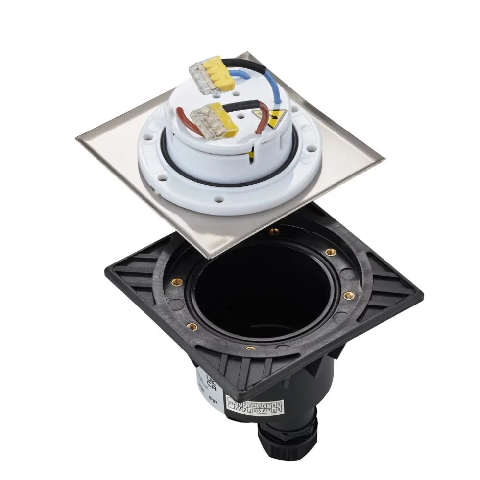 Philips Lighting Crust recessed inox 1x3W 230V