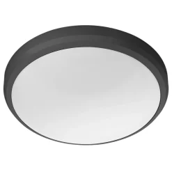 Philips Lighting Doris Ceiling 6W 27K Black IP54 HV