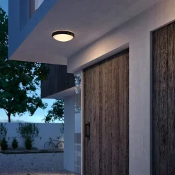 Philips Lighting Doris Ceiling 6W 27K Black IP54 HV