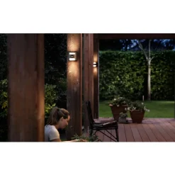 Philips Lighting Grass IR wall lantern anthracite 2x4.5W