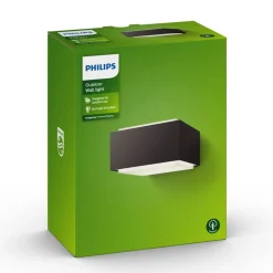 Philips Lighting Hedgehog wall lantern anthracite 1x42W