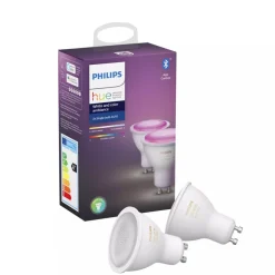 Philips Lighting Hue White and color ambiance Verpakking met 2 stuks, GU10