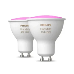 Philips Lighting Hue White and color ambiance Verpakking met 2 stuks, GU10