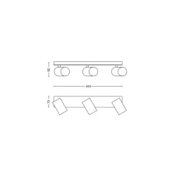 Philips Lighting KOSIPO bar/tube white 3xNW 230V