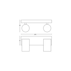 Philips Lighting KOSIPO bar/tube white 2xNW 230V
