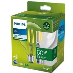 Philips Lighting LED CLA 60W G95 E27 4000K CL UE SRT4