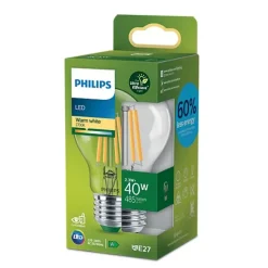 Philips Lighting LED CLA 40W A60 E27 2700K CL UE SRT4