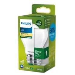 Philips Lighting LED CLA 60W A60 E27 2700K FR UE SRT4
