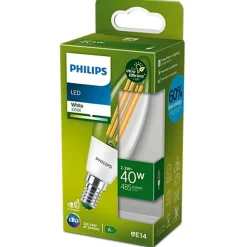 Philips Lighting LED CLA 40W B35 E14 3000K CL UE SRT4