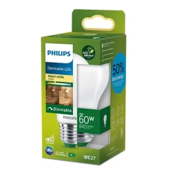 Philips Lighting LED CLA 60W A60 E27 2700K FR UE D SRT4