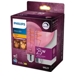 Philips Lighting LED classic 25W G93 E27 pink D 1PF/4