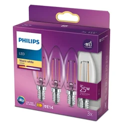 Philips Lighting LED classic 25W B35 E14 WW CL ND 3SRT6