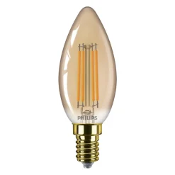 Philips Lighting Led Filamentlamp amber 25W B35 E14