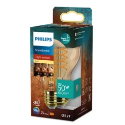 Philips Lighting Led Filamentlamp amber 50 W A60 E27