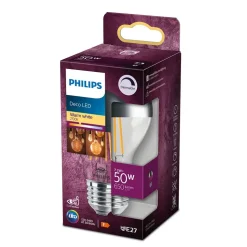 Philips Lighting LED Filamentlamp Spiegelkroon E27 A60 7,2W-50W Dimbaar