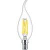Philips Lighting LED kaarslamp Filament E14 BA35 3,4W-40W Dimbaar
