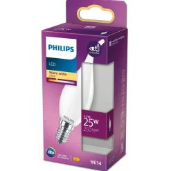 Philips Lighting LED kaarslamp E14 BA35 2,2W-25W WW