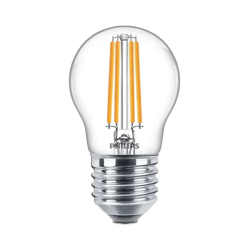 Philips Lighting LED kogellamp Filament E27 P45 6,5W-60W