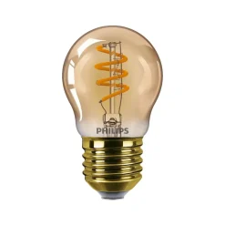 Philips Lighting LED kogellamp Gold E27 P45 2,6W-15W Dimbaar