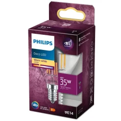 Philips Lighting LED Kogellamp Deco E14 P45 4W-35W WW