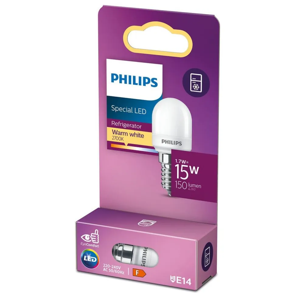 Philips Lighting LED kogellamp E14 T25 1,7W-15W WW